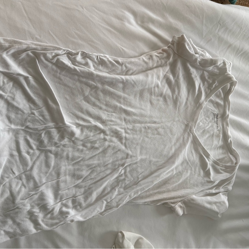 White Maternity T-Shirt